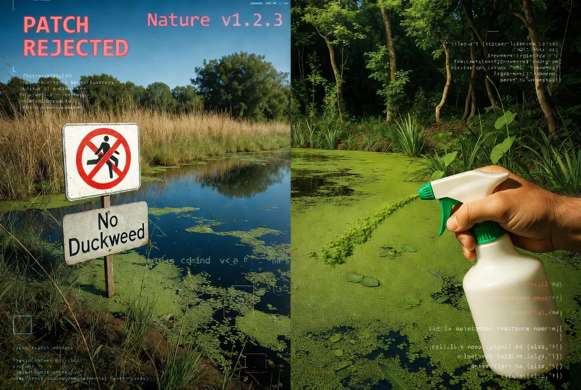 Duckweed: Nature Submitted a Patch. We Rejected It.